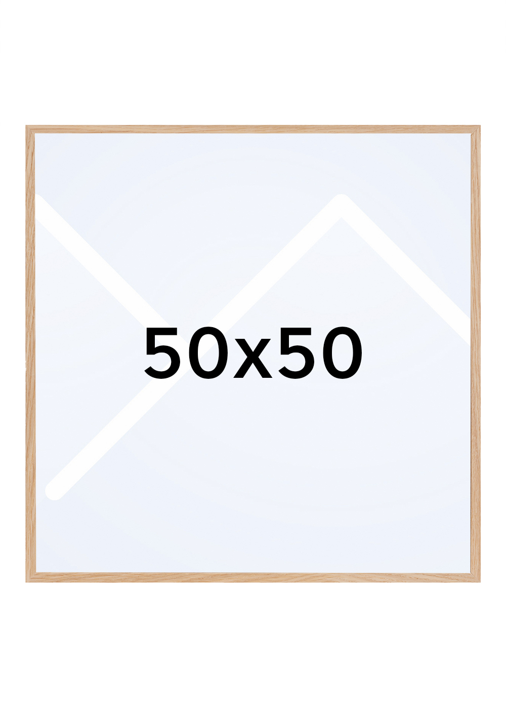 Focus Soul Plexi Bilderamme - Lys Eik, 50x50 Focus Soul Plexi Bilderamme - Lys Eik, 50x50