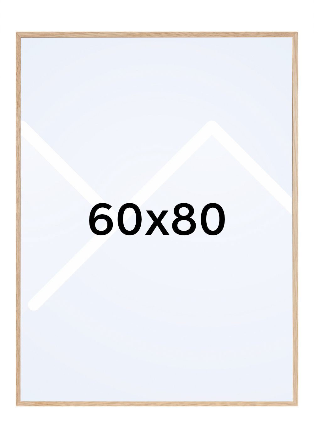 Focus Soul Plexi Bilderamme - Lys Eik, 60x80 Focus Soul Plexi Bilderamme - Lys Eik, 60x80