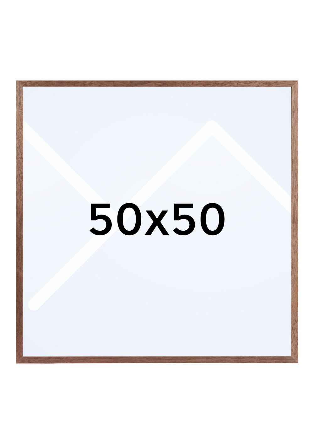 Focus Soul Plexi Bilderamme - Valnøtt, 50x50 Focus Soul Plexi Bilderamme - Valnøtt, 50x50