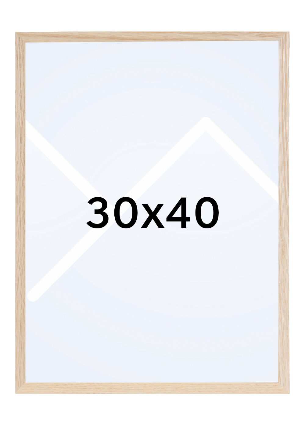 Focus Soul Plexi Bilderamme - Lys Eik, 30x40 Focus Soul Plexi Bilderamme - Lys Eik, 30x40