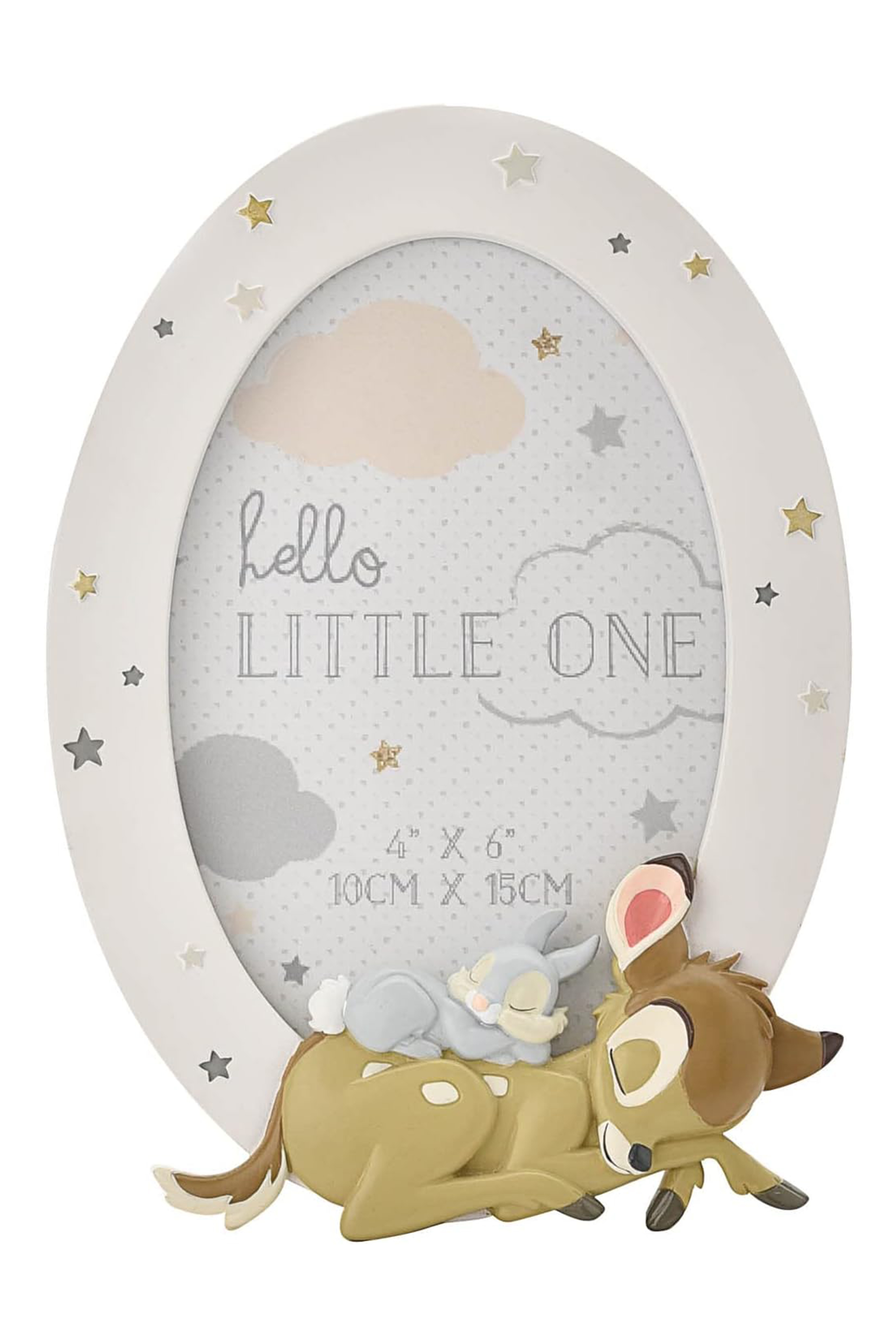 Disney Bambi & Stampe Bilderamme - Hvit, 10x15