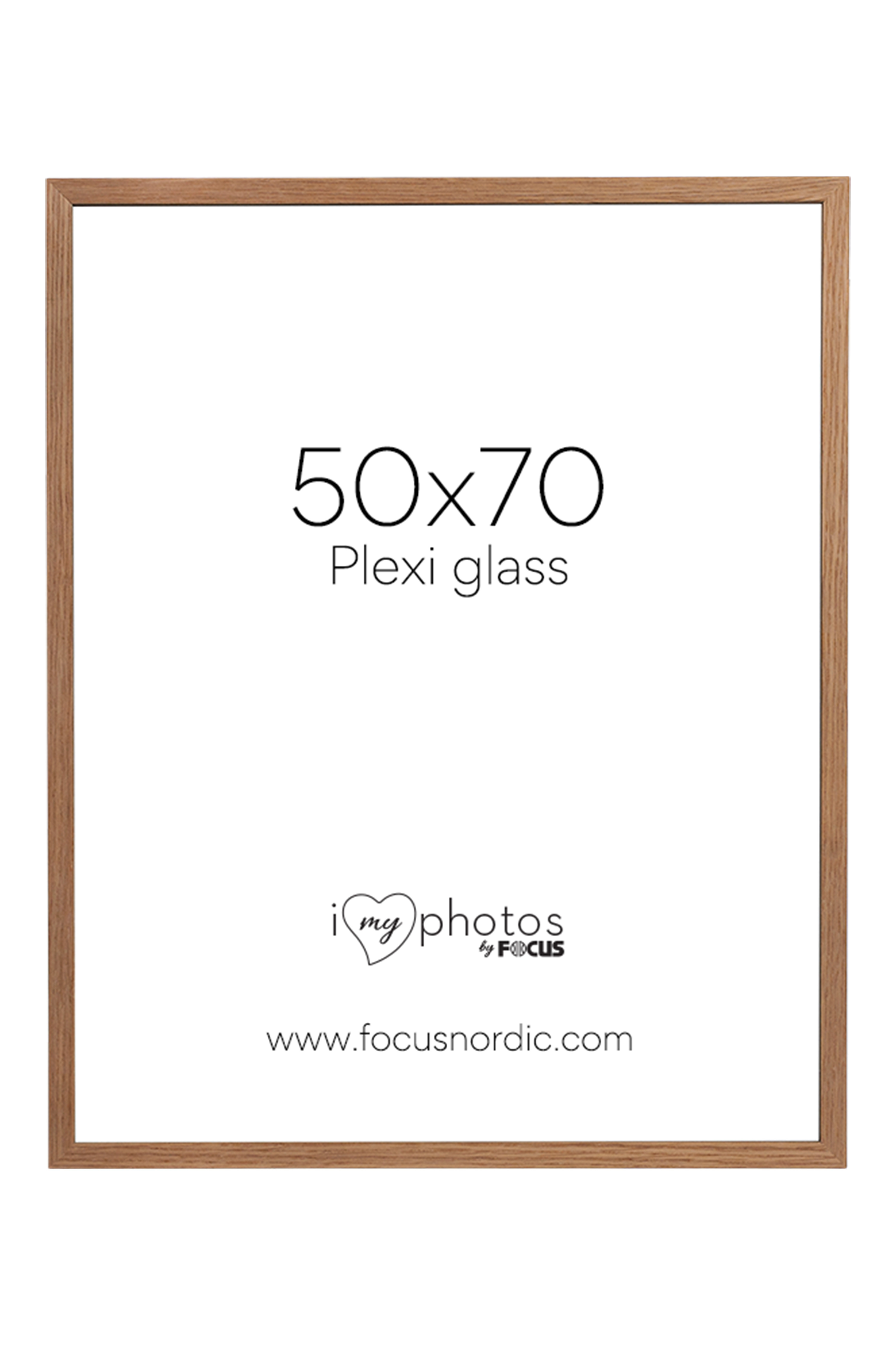 Focus Soul Bilderamme - Oak, 50x70