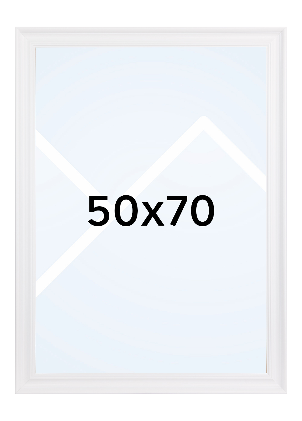 Focus Charleston Bilderamme - Hvit, 50x70