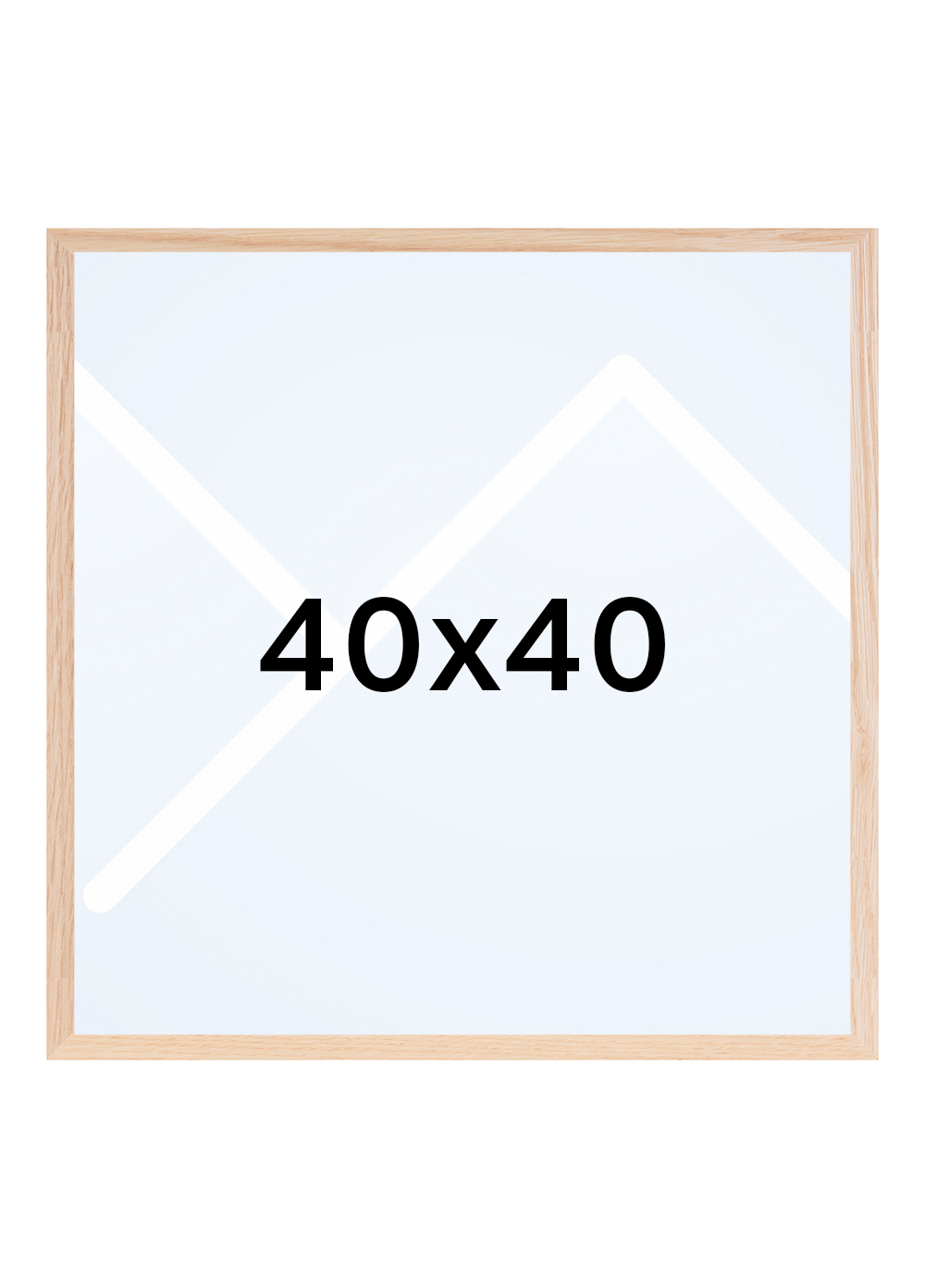 Focus Soul Bilderamme - Lys Eik, 40x40