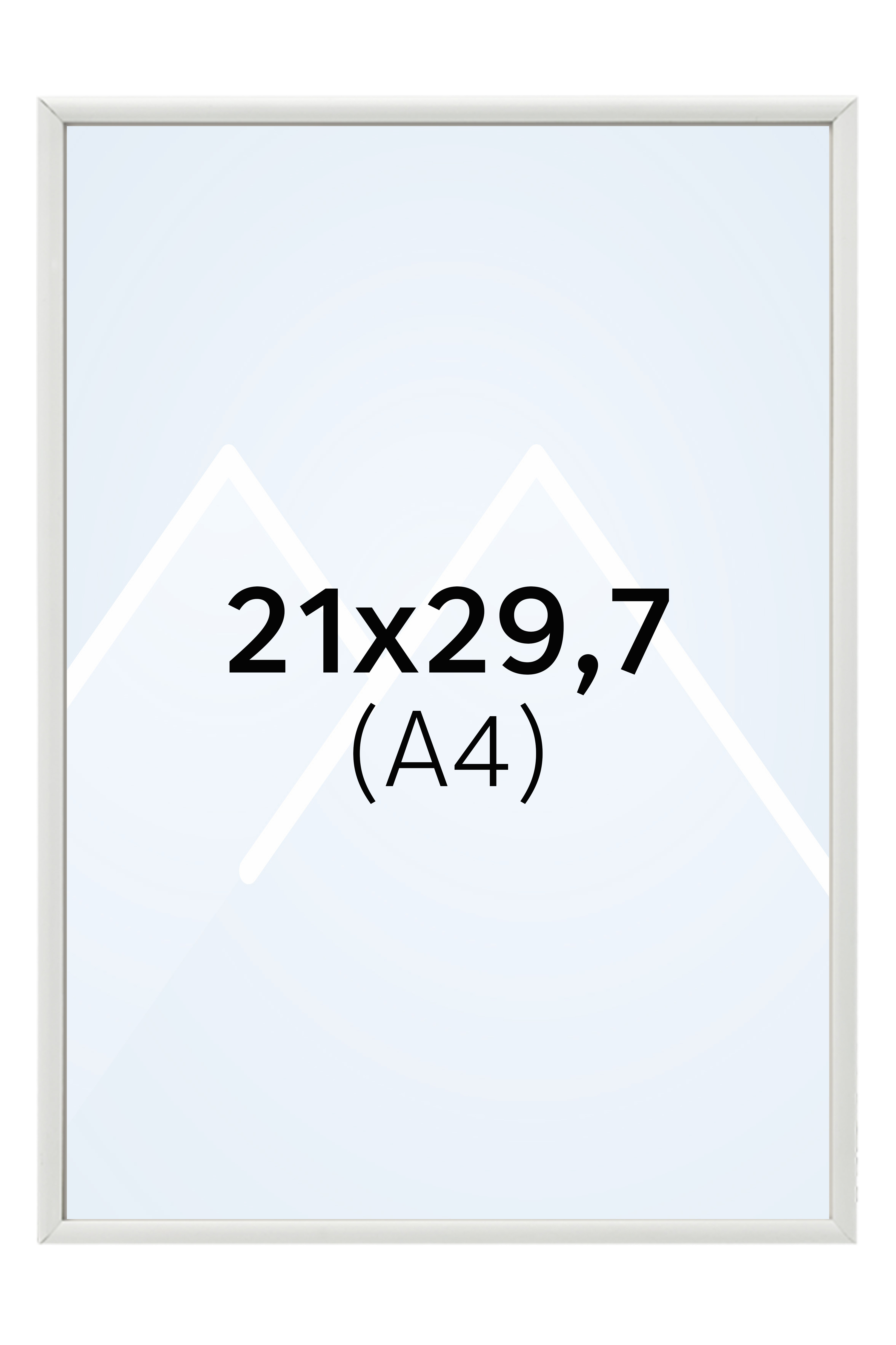 Focus Lily Bilderamme. - Hvit, 21x29.7 (A4)