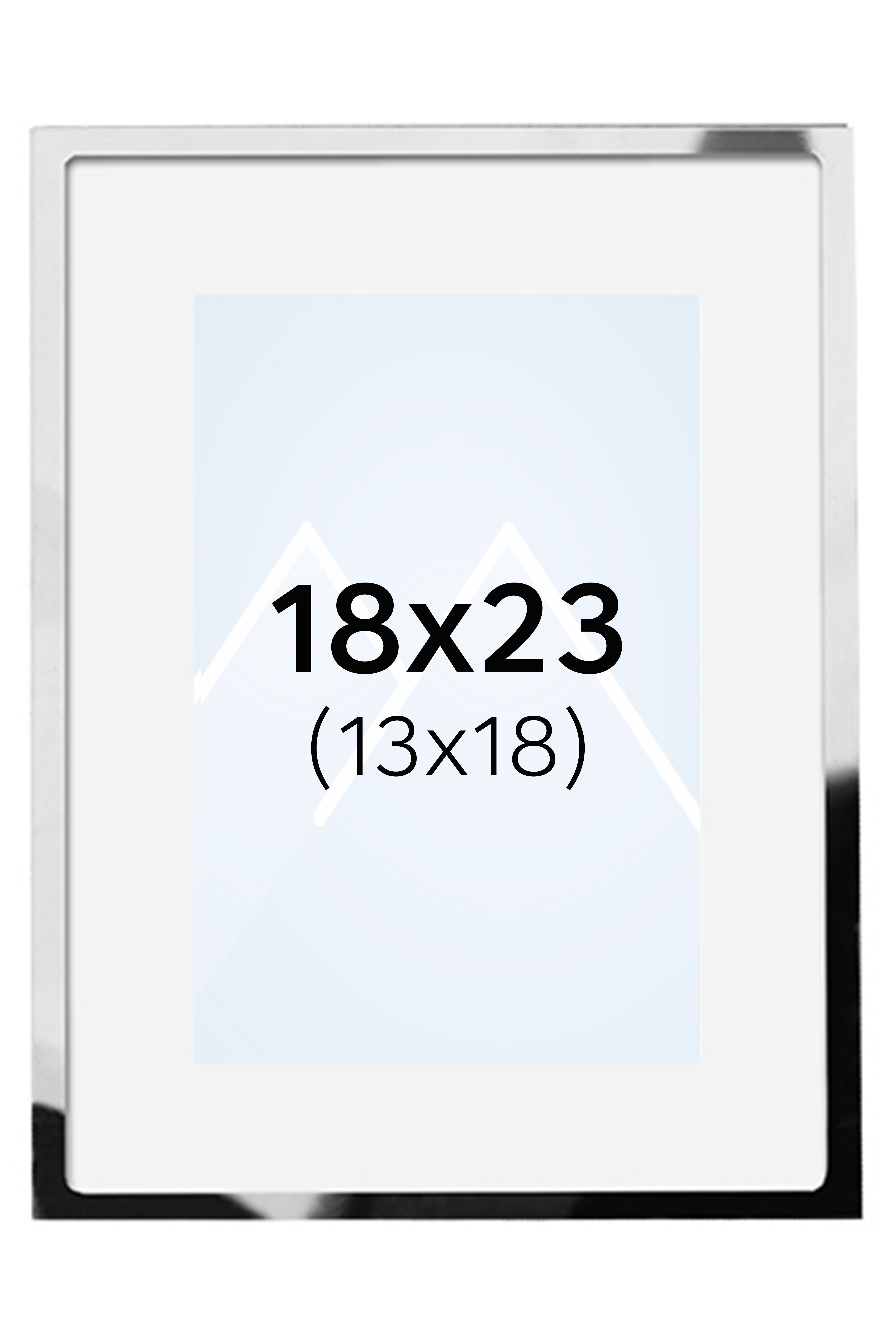 Focus Iris Bilderamme - Sølv, 13x18, 18x23