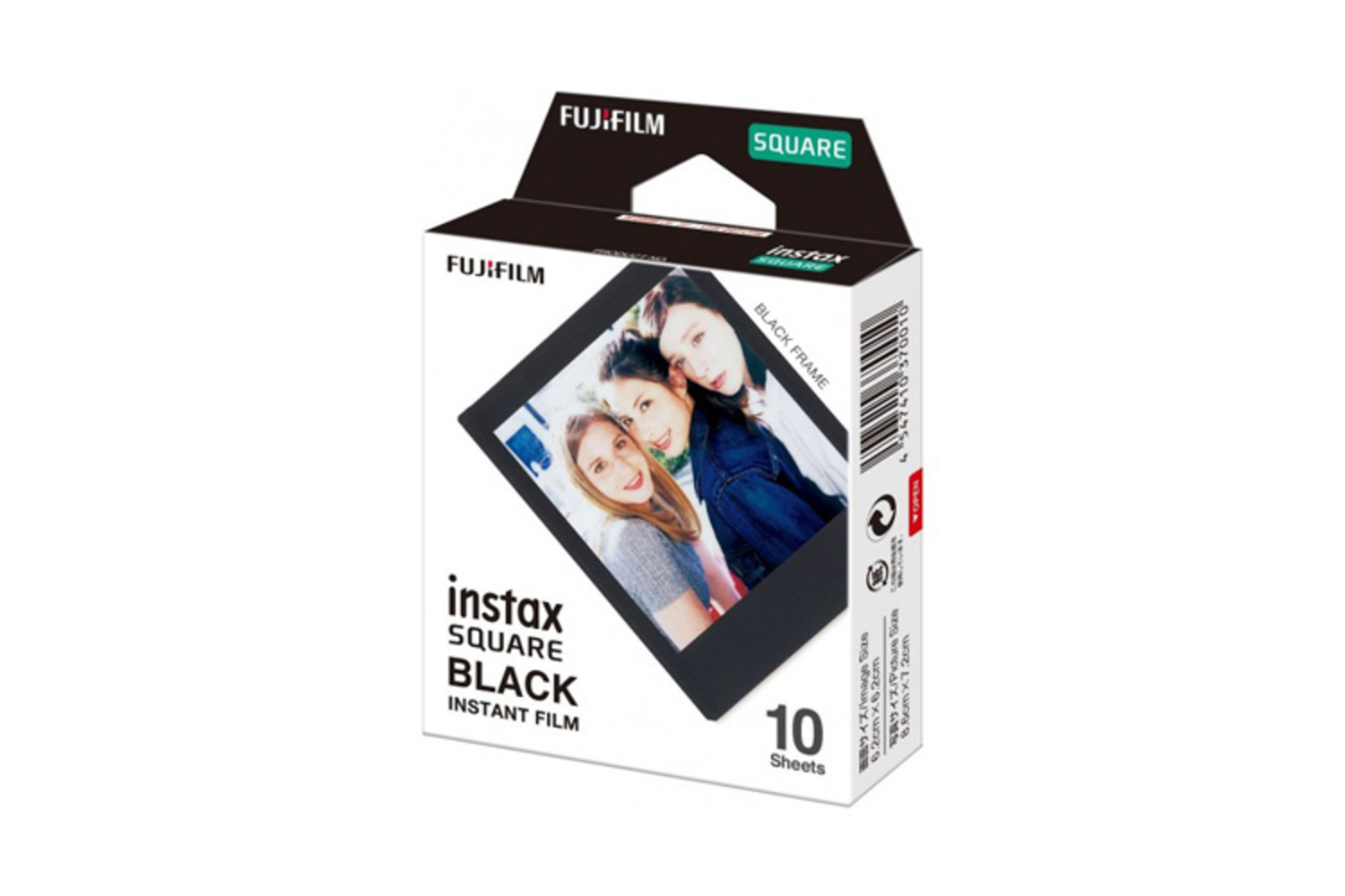 Fujifilm Instax Square Black Frame 10 pk