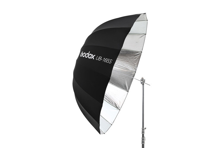 Godox UB-165S Paraply Sort/Sølv 165cm Godox UB-165S Paraply Sort/Sølv 165cm
