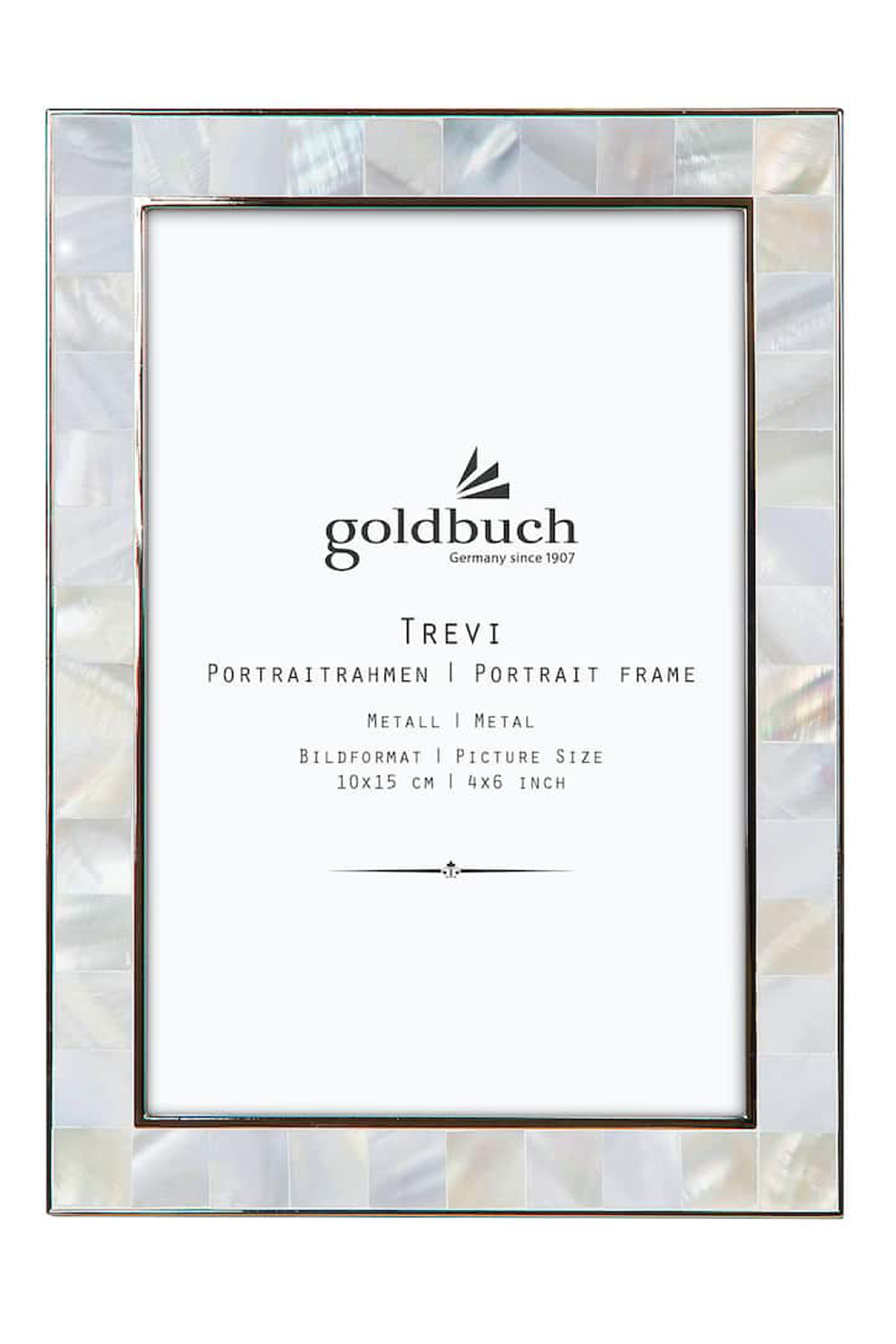 Goldbuch Trevi Bilderamme - Sølv/Perlemor, 10x15