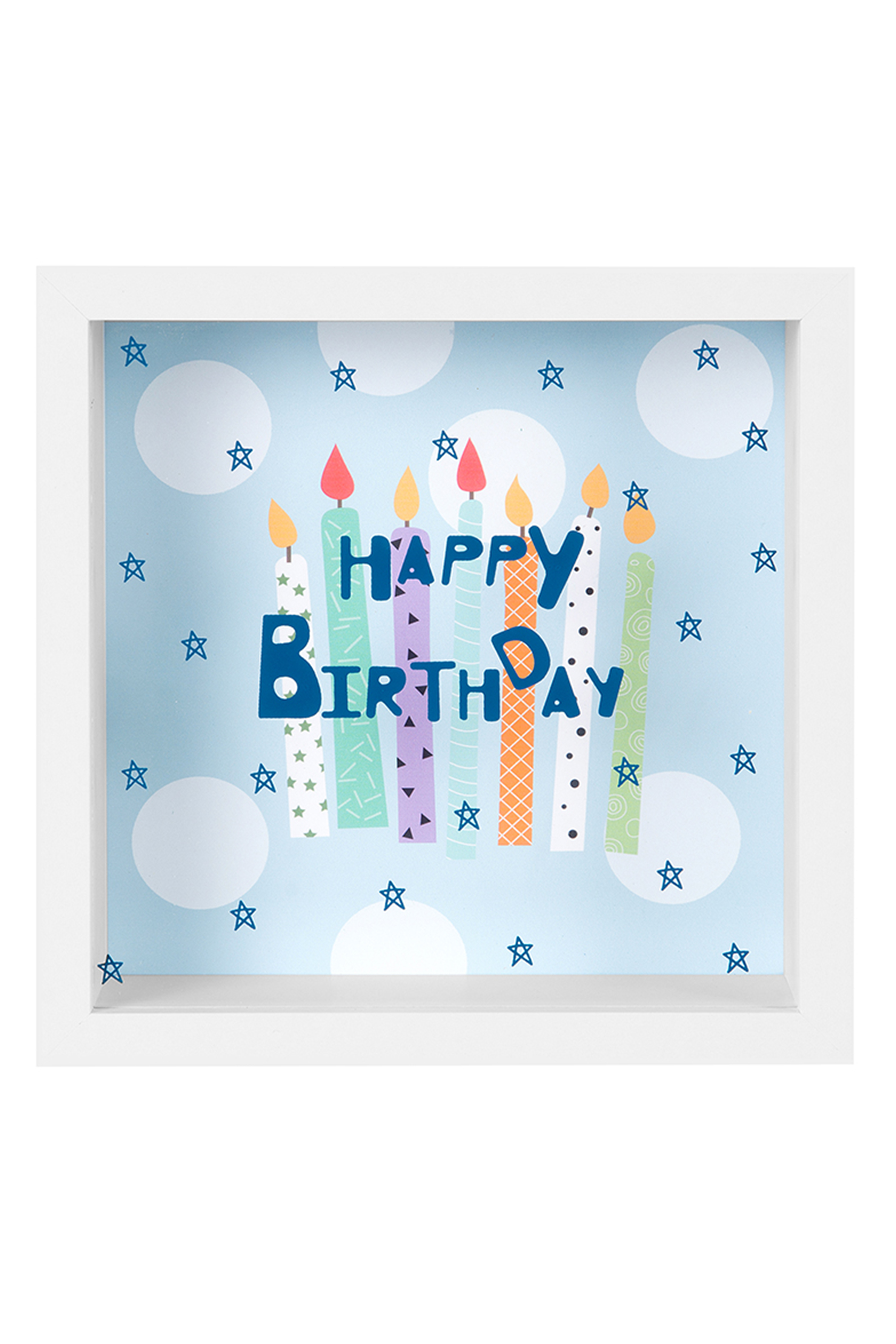 Goldbuch Happy Birthday Bilderamme - Hvit, 18x18