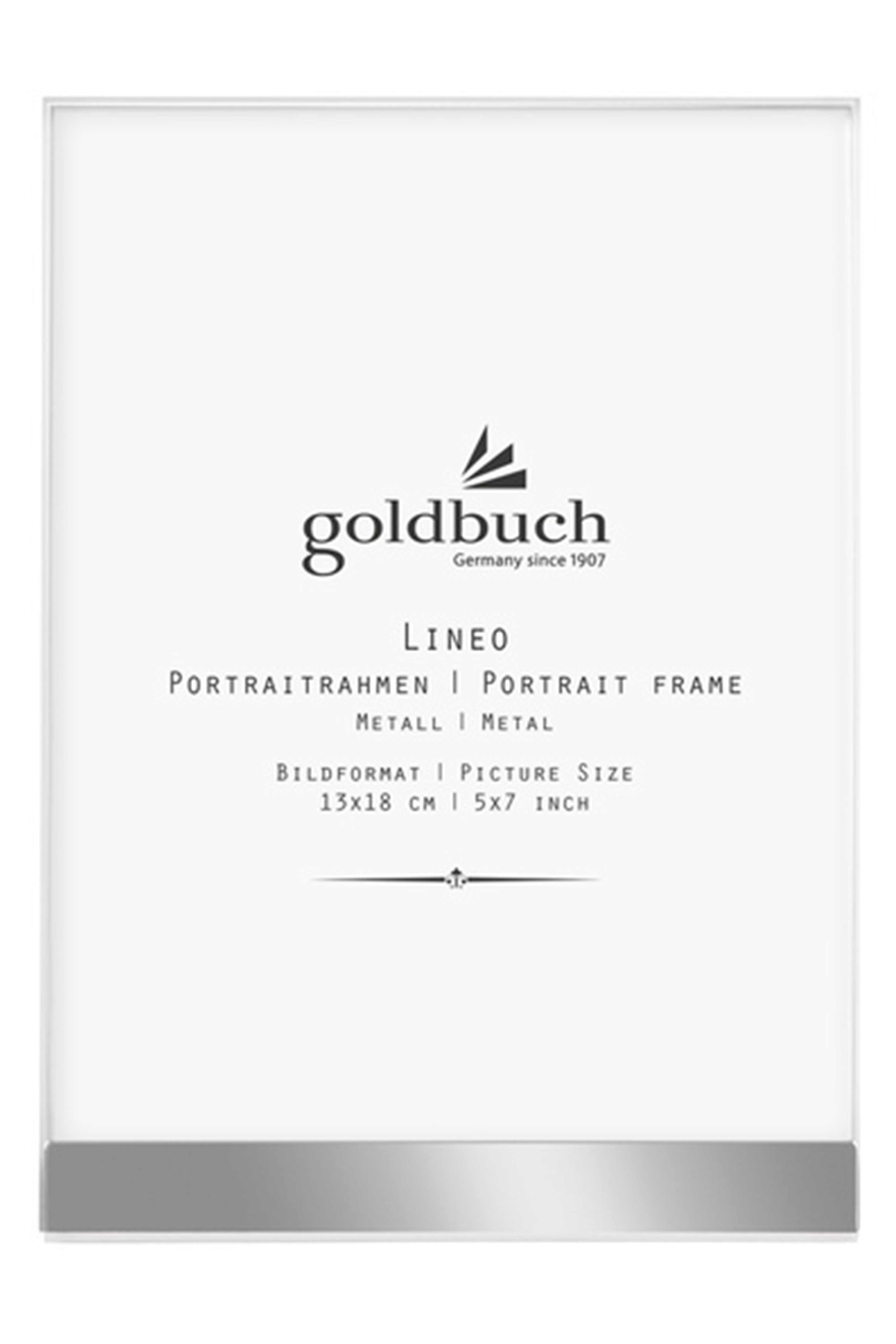 Goldbuch Lineo Bilderamme - Sølv, 13x18