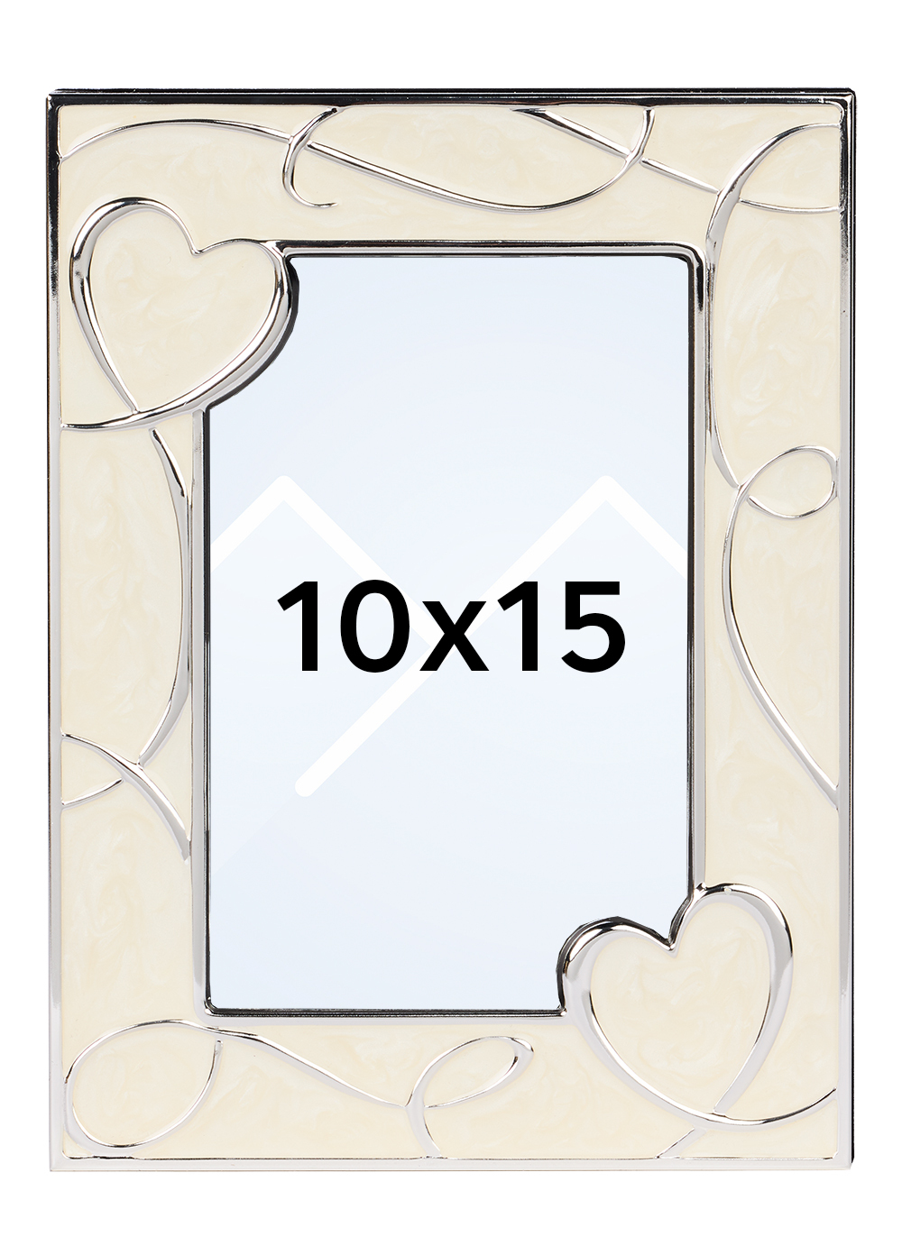 Goldbuch Hjerter Bilderamme - Sølv/Perlemor, 10x15