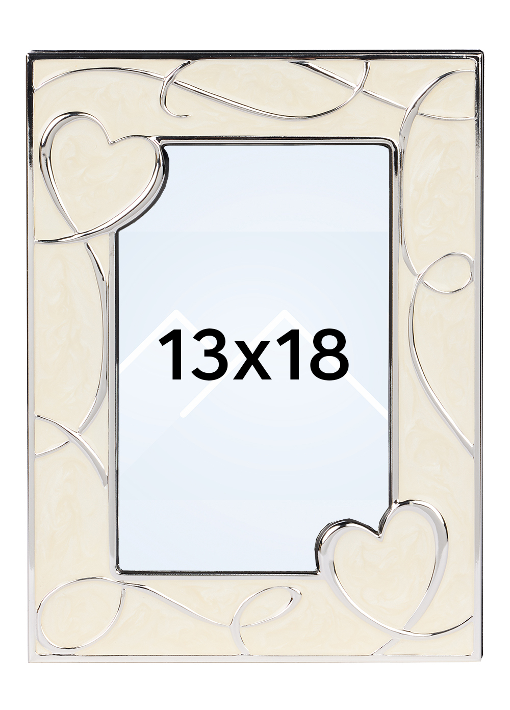Goldbuch Hjerter Bilderamme - Sølv/Perlemor, 13x18