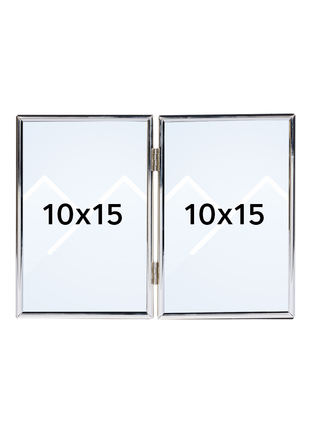 Goldbuch Fine Dobbel Bilderamme - Sølv, 10x15 x2