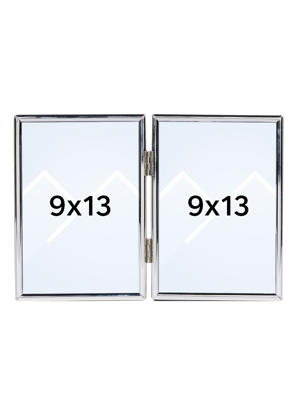 Goldbuch Fine Dobbel Bilderamme - Sølv, 9x13 x2