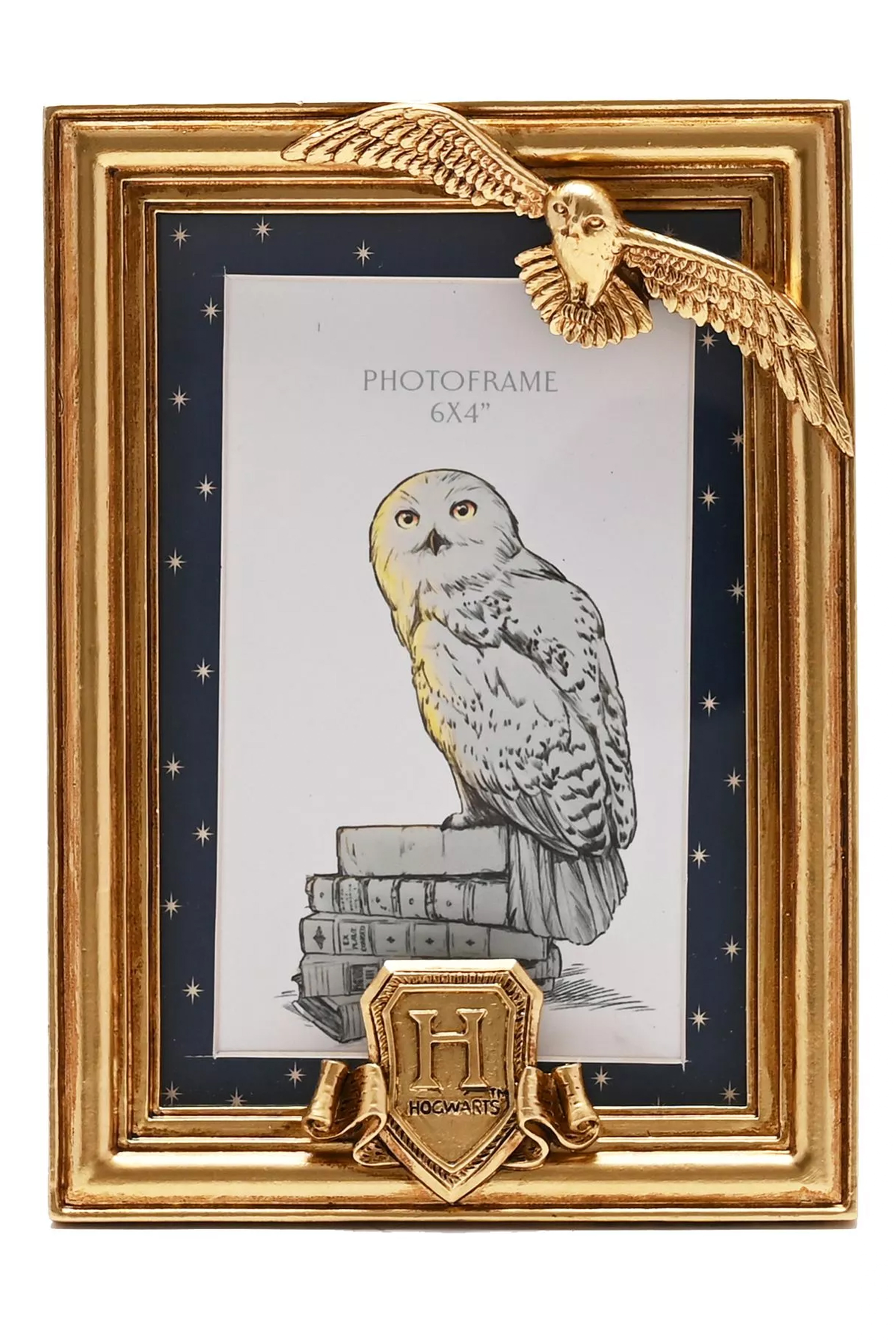 Harry Potter Hedwig Bilderamme - Gull, 10x15