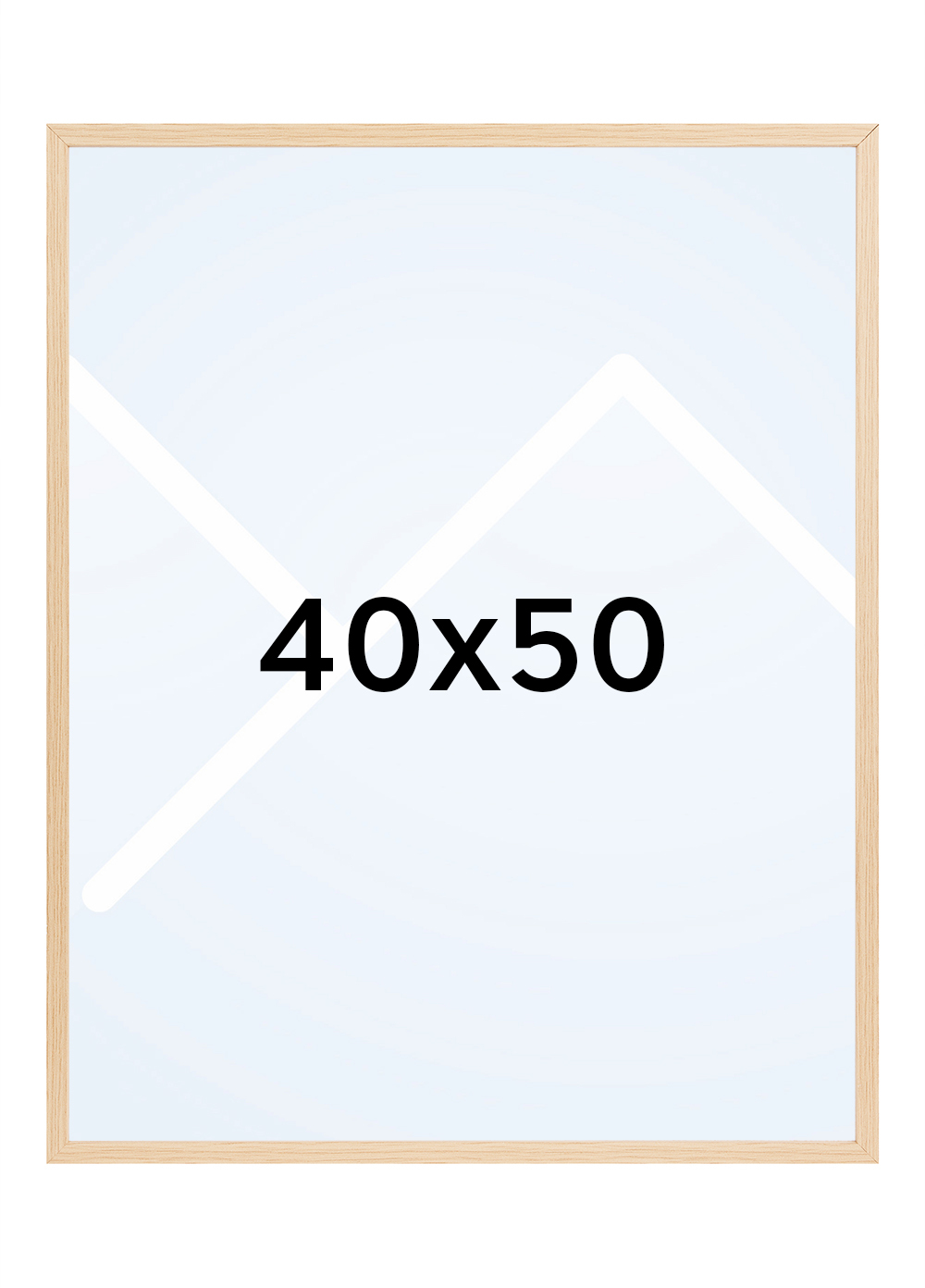 TR København Bilderamme - Lys Eik, 40x50