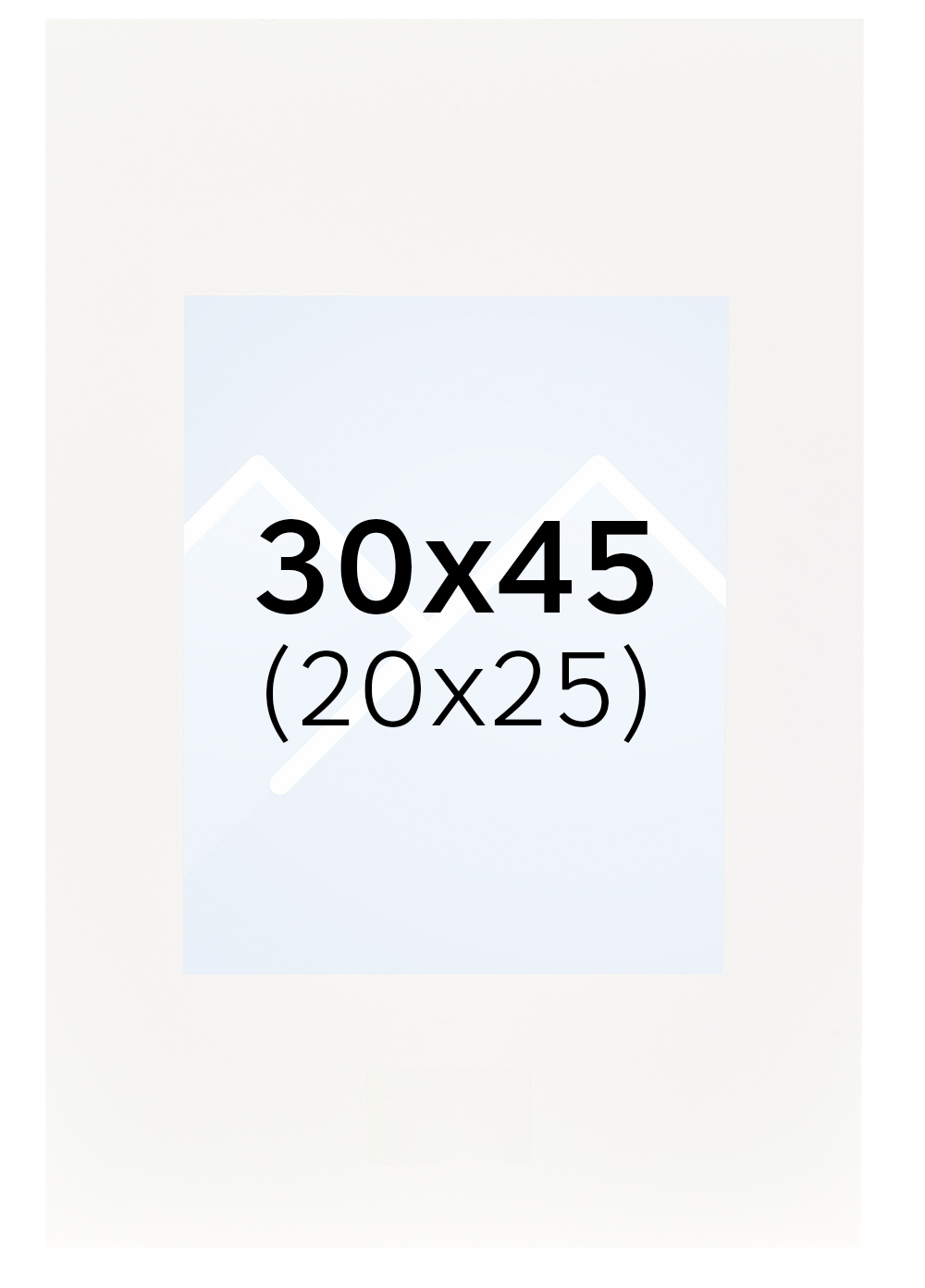 Interart Passepartout - Hvit, 20x25, 30x45