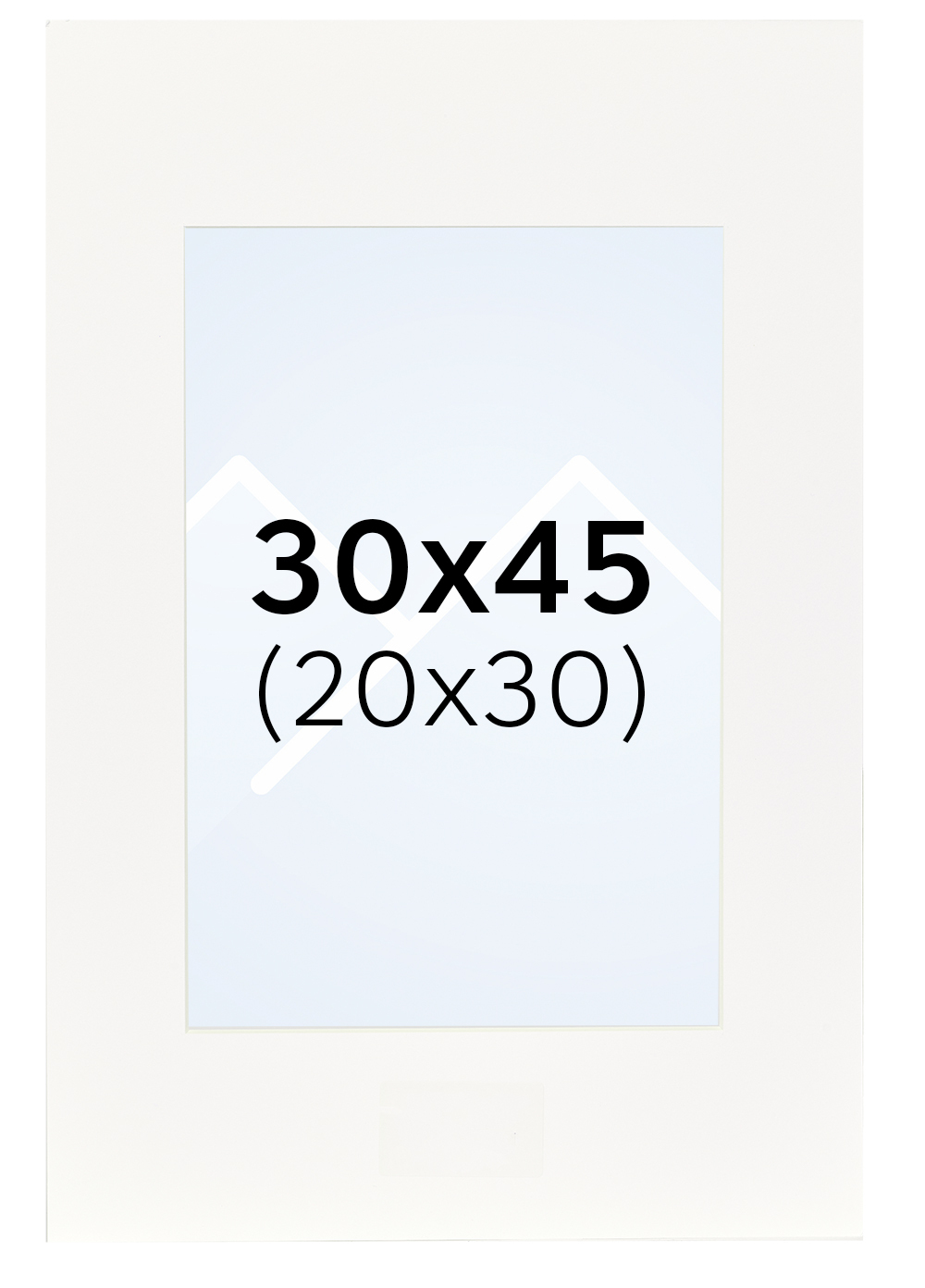 Interart Passepartout - Hvit, 20x30, 30x45