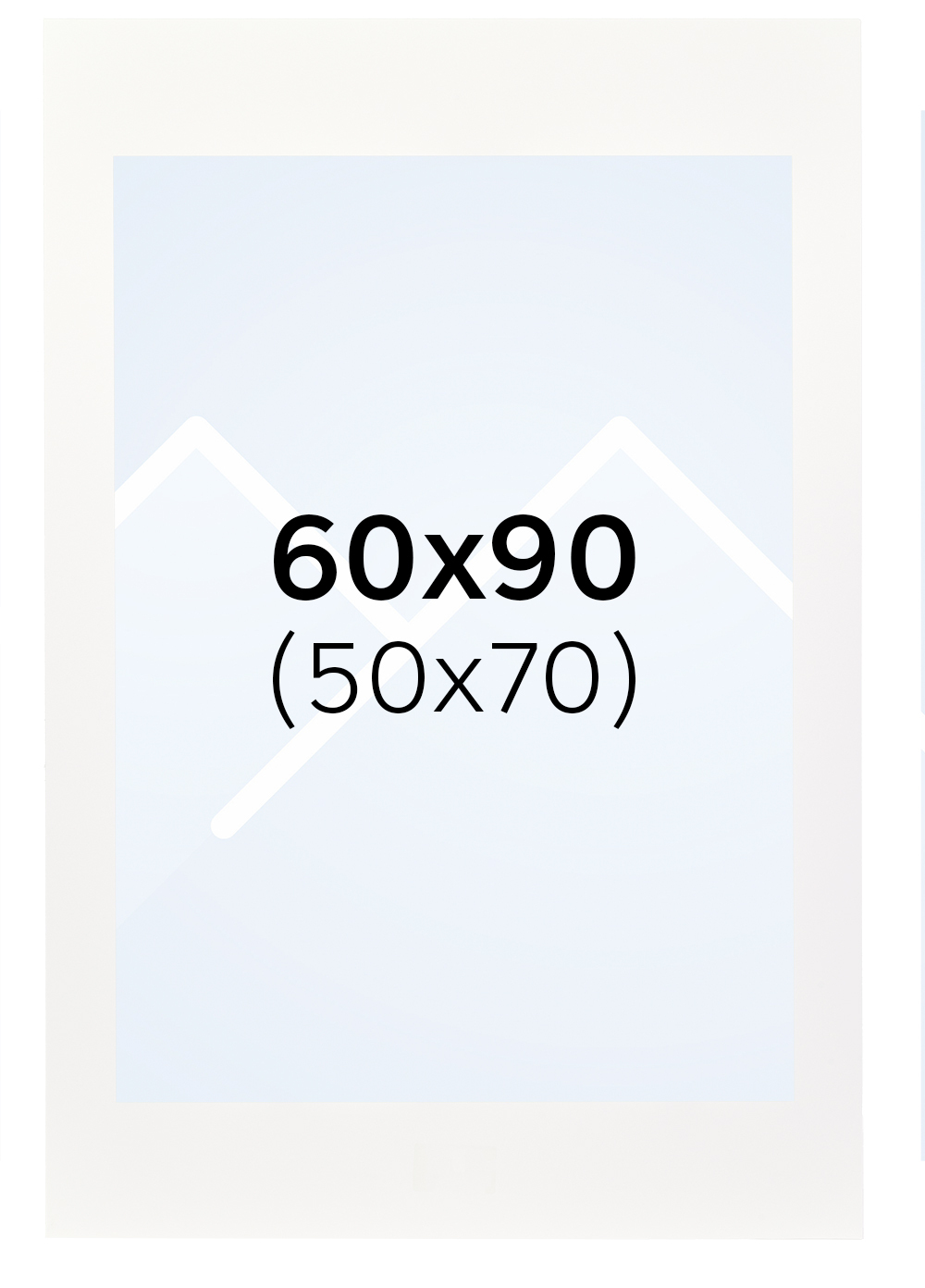 Interart Passepartout - Hvit, 50x70, 60x90