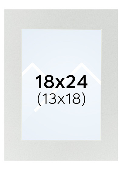 Interart Passepartout - Chamois, 13x18, 18x24