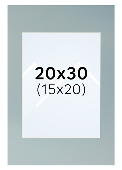 Interart Passepartout - Lagune, 15x20, 20x30