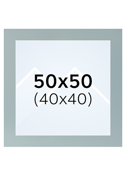 Interart Passepartout - Lagune, 40x40, 50x50