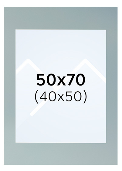 Interart Passepartout - Lagune, 40x50, 50x70