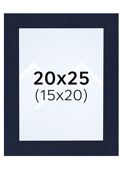 Interart Passepartout - Indigo, 15x20, 20x25