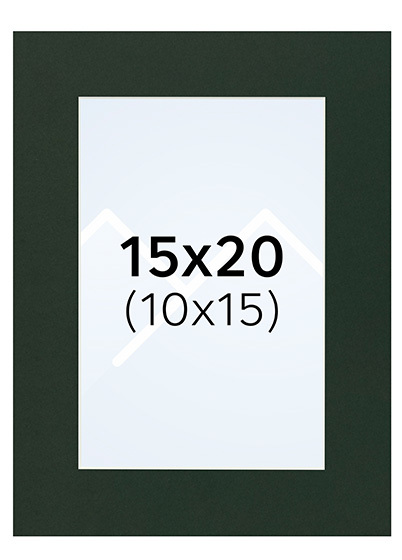Interart Passepartout - Salviegrønn, 10x15, 15x20