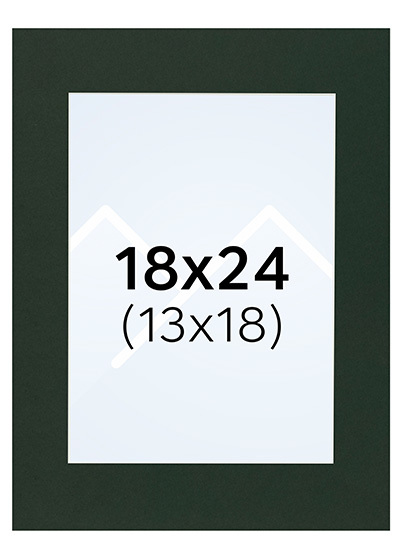 Interart Passepartout - Salviegrønn, 13x18, 18x24