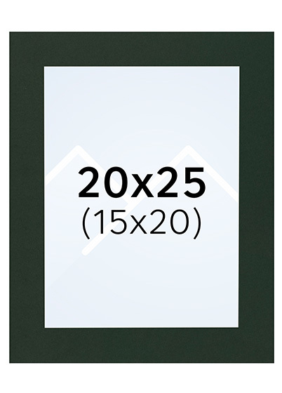Interart Passepartout - Salviegrønn, 15x20, 20x25