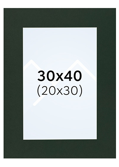 Interart Passepartout - Salviegrønn, 20x30, 30x40