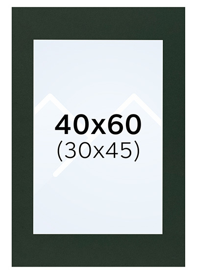 Interart Passepartout - Salviegrønn, 30x45, 40x60