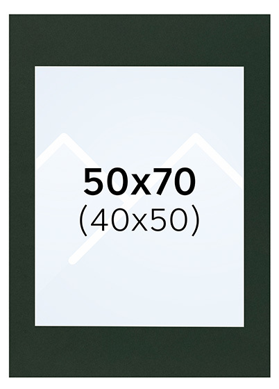 Interart Passepartout - Salviegrønn, 40x50, 50x70