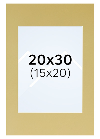 Interart Passepartout - Gull, 15x20, 20x30