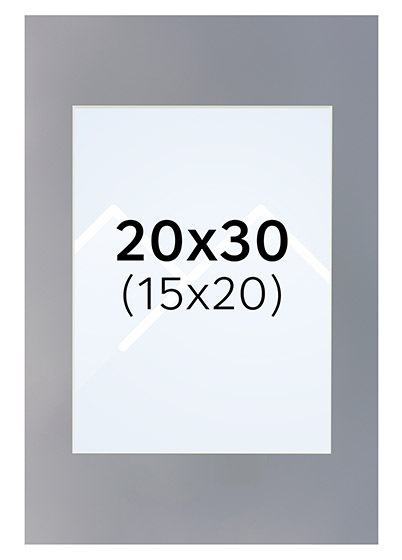 Interart Passepartout - Granitt, 15x20, 20x30