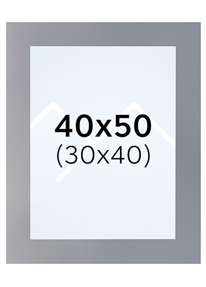 Interart Passepartout - Granitt, 30x40, 40x50