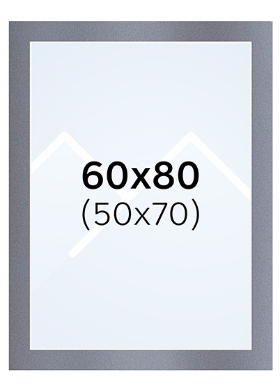 Interart Passepartout - Filtgrå, 50x70, 60x80