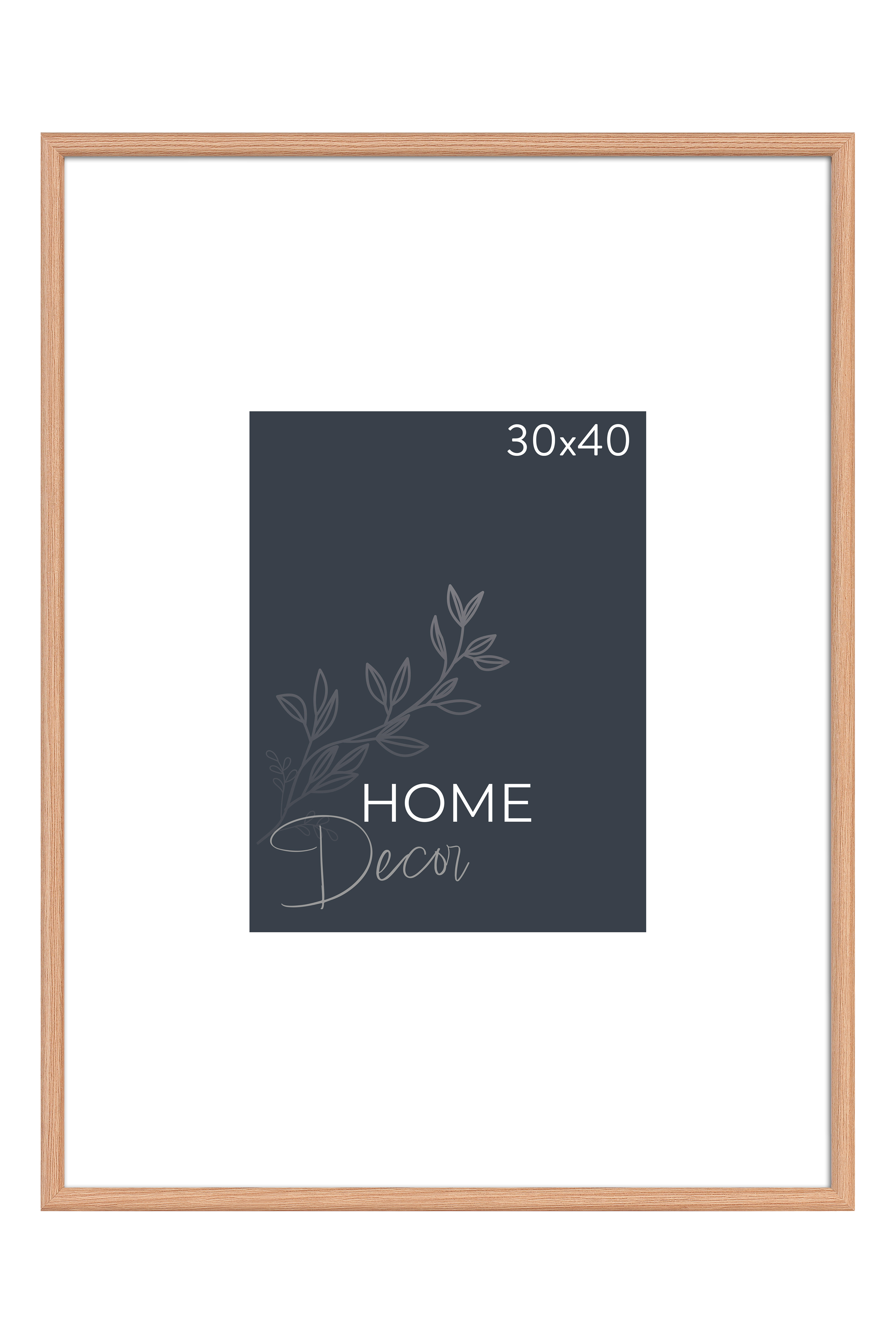 Inter Happy Bilderamme - Naturlig tre, 30x40