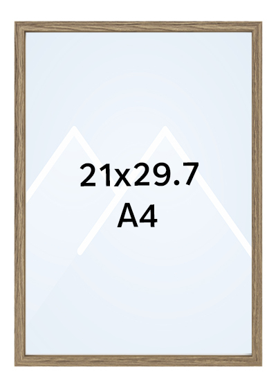 Inter Brasil Bilderamme - Brun, 21x29.7 (A4)