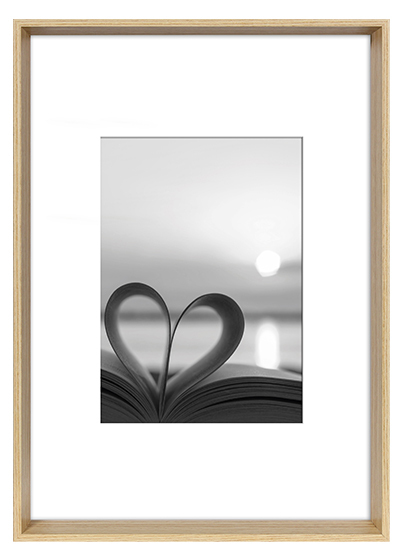 Inter Blanc Bilderamme - Naturlig tre, 21x29.7 (A4)