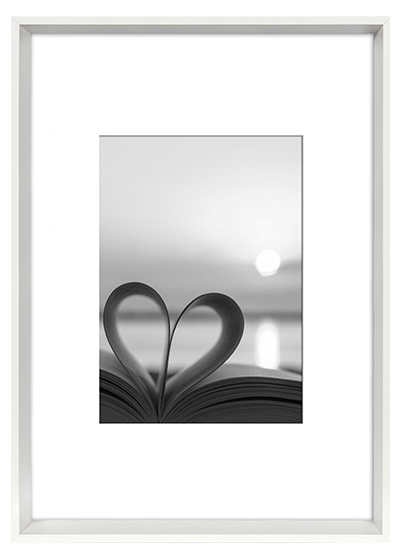 Inter Blanc Bilderamme - Hvit, 21x29.7 (A4)