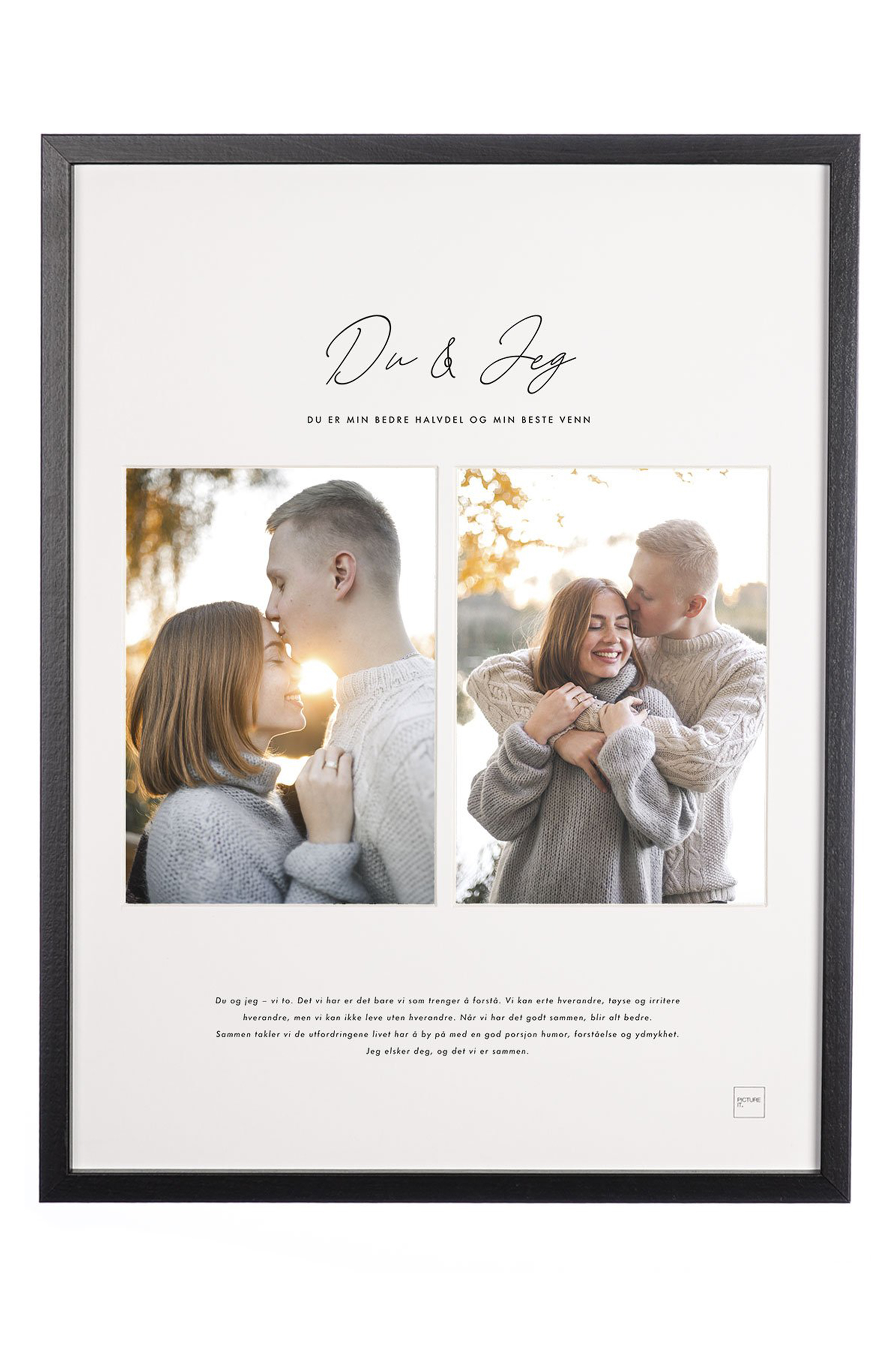 PictureIt Du og jeg Bilderamme