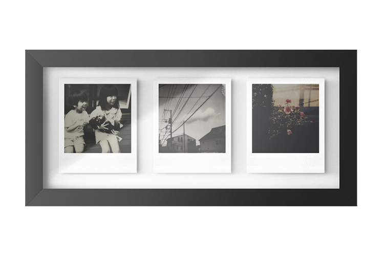 Polaroid Studio Triptych Ramme