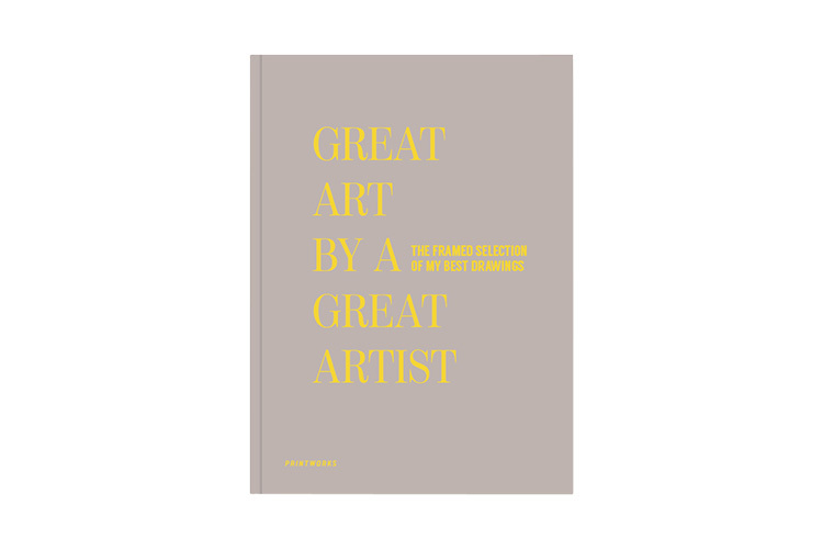 Printworks Album "Great Art by A Great Artist" Grå