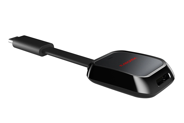 SanDisk QuickFlow microSD Kortleser  m/ USB-C