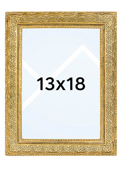 ZEP Italia Lausanne Bilderamme - Gull, 13x18