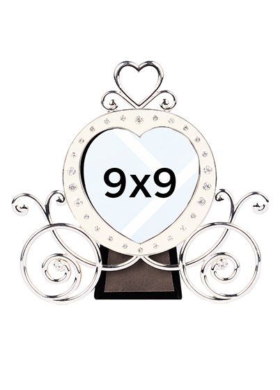 ZEP Italia Cinderella 2.0 Bilderamme - Sølv, 9x9