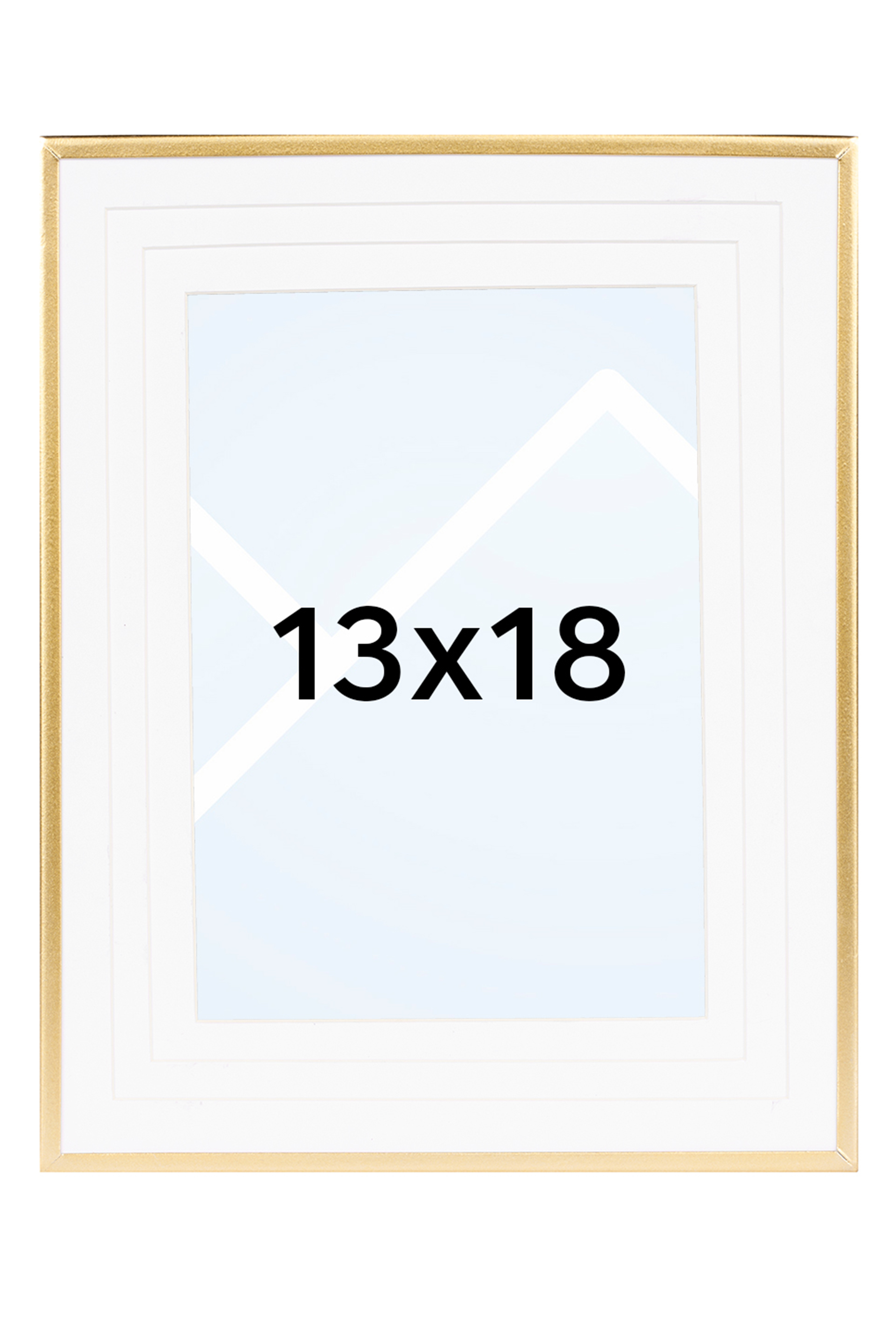 ZEP Italia Anversa Bilderamme - Gull, 13x18